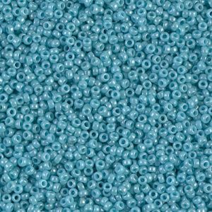 15-2470 Op Turquoise Green Luster Miyuki Seed Bead
