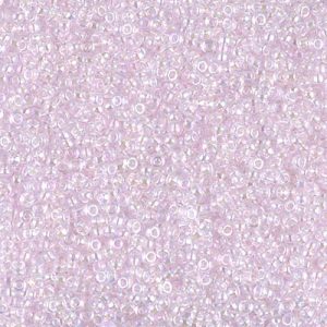 15-266 Tr Pink AB Miyuki Seed Bead
