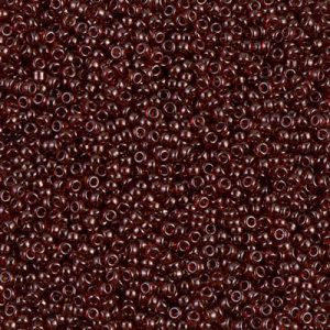 15-304 Dk Garnet Gold Luster Miyuki Seed Bead