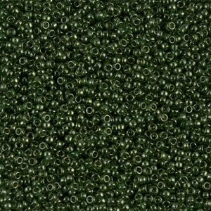 15-306 Dk Olive Gold Luster Miyuki Seed Bead