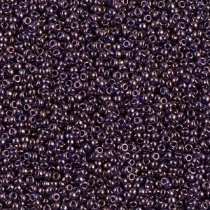 15-308 Cobalt Gold Luster Miyuki Seed Bead