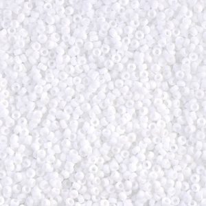15-402F Matte White Miyuki Seed Bead