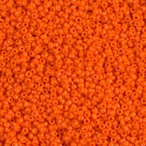 15-406 Op Orange Miyuki Seed Bead