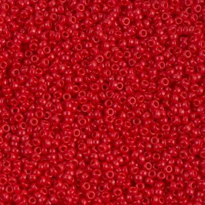 15-408 Op Red Miyuki Seed Bead