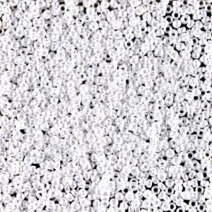 15-528 White Pearl Ceylon Miyuki Seed Bead