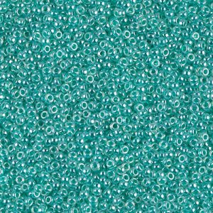 15-536 Aqua Green Ceylon Miyuki Seed Bead