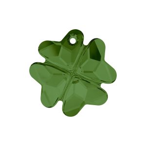 23mm Clover Dark Moss Green Drop 6764