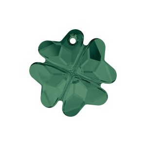 19mm Clover Emerald Drop 6764