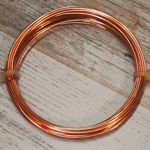 1k - Copper Non Tarnish Craft Wire 1mm/18 Gauge