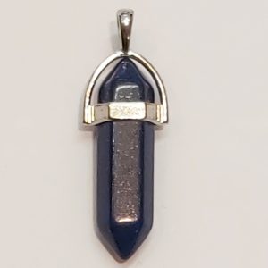 D3. Lapis Lazuli Point Pendant 40mm