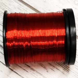 Vivid Red Non Tarnish Copper Craft Wire 0.315mm/28 Gauge