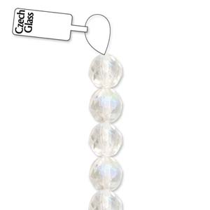 Fire Polished 6mm Crystal AB (25 pcs)