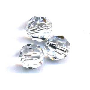 Round Beads 8mm Crystal (5 Per Pack)