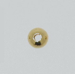 5mm Round Metal Beads Gold Plated (100 per pack)