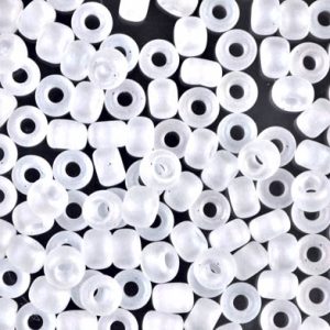 6-131FR Matte Crystal AB Miyuki Seed Bead