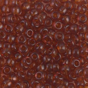 6-134 Tr Dk Topaz Miyuki Seed Bead