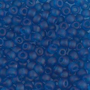 6-149F Matte Tr Capri Blue Miyuki Seed Bead