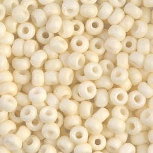 6-2021 Matte Op Cream Miyuki Seed Bead