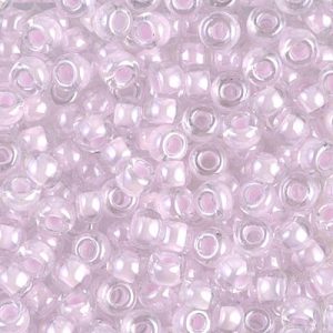 6-207 Pink Lined Crystal Miyuki Seed Bead