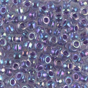 6-274 Amtheyst Lined Crystal AB Miyuki Seed Bead