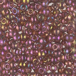 6-301 Dk Topaz Rainbow Luster Miyuki Seed Bead