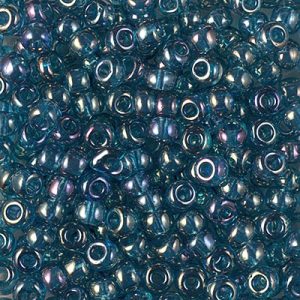 6-305 Montana Blue Gold Luster Miyuki Seed Bead