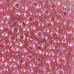 6-355 Hot Pink Lined Crystal AB Miyuki Seed Bead