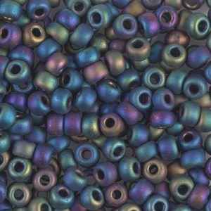 6-401FR Matte Black AB Miyuki Seed Bead