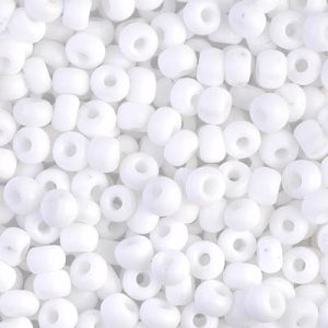 6-402F Matte White Miyuki Seed Bead