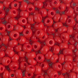6-408 Op Red Miyuki Seed Bead