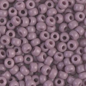 6-410 Opaque Mauve Miyuki Seed Bead