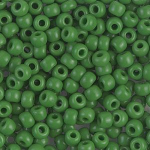 6-411 Op Green Miyuki Seed Bead