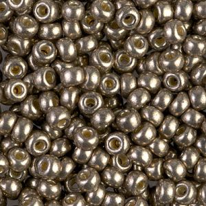 6-4222 Galvinised Pewter Miyuki Seed Bead