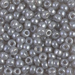 6-526 Silver Gray Ceylon Miyuki Seed Bead