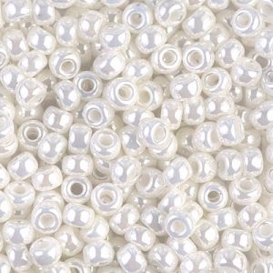 6-591 Ivory Pearl Ceylon Miyuki Seed Bead