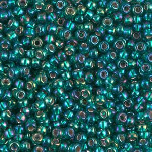 8-1017 S/L Emerald AB Miyuki Seed Bead
