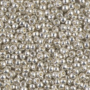 8-1051 Galvinised Silver Miyuki Seed Bead