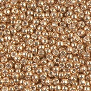 8-1052 Galvinised Yelow Gold Miyuki Seed Bead