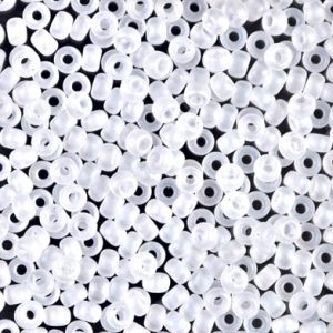 8-131FR Matte Crystal AB Miyuki Seed Bead