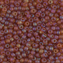 8-133FR Matte Transparent Topaz AB Miyuki Seed Bead