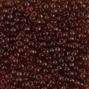 8-134 Transparent Dark Topaz Miyuki Seed Bead
