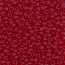 8-141F Matte Transparent Ruby Miyuki Seed Bead