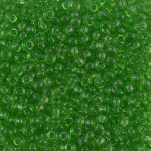 8-144 Tr Lime Miyuki Seed Bead