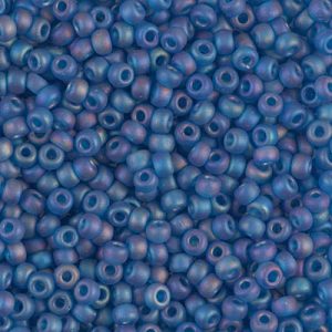 8-149FR Matte Tr Capri Blue AB Miyuki Seed Bead