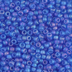 8-150FR Matte Tr Sapphire AB Miyuki Seed Bead