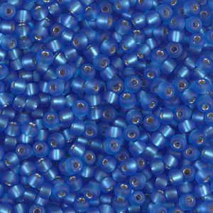 8-19F Matte S/L Sapphire Miyuki Seed Bead