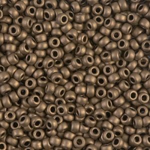 8-2006: Matte Met DK Bronze Miyuki Seed Bead
