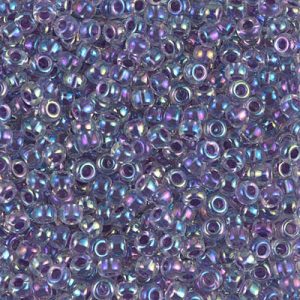 8-274 Amethyst Lined Crystal AB Miyuki Seed Bead
