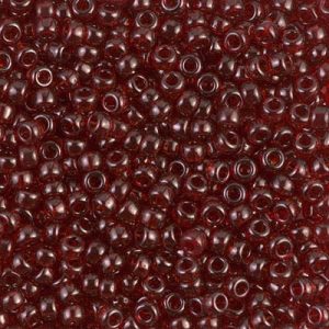8-304: Garnet Gold Luster Miyuki Seed Bead