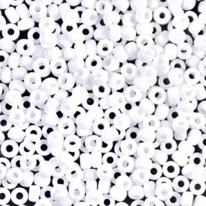 8-402: White Miyuki Seed Bead